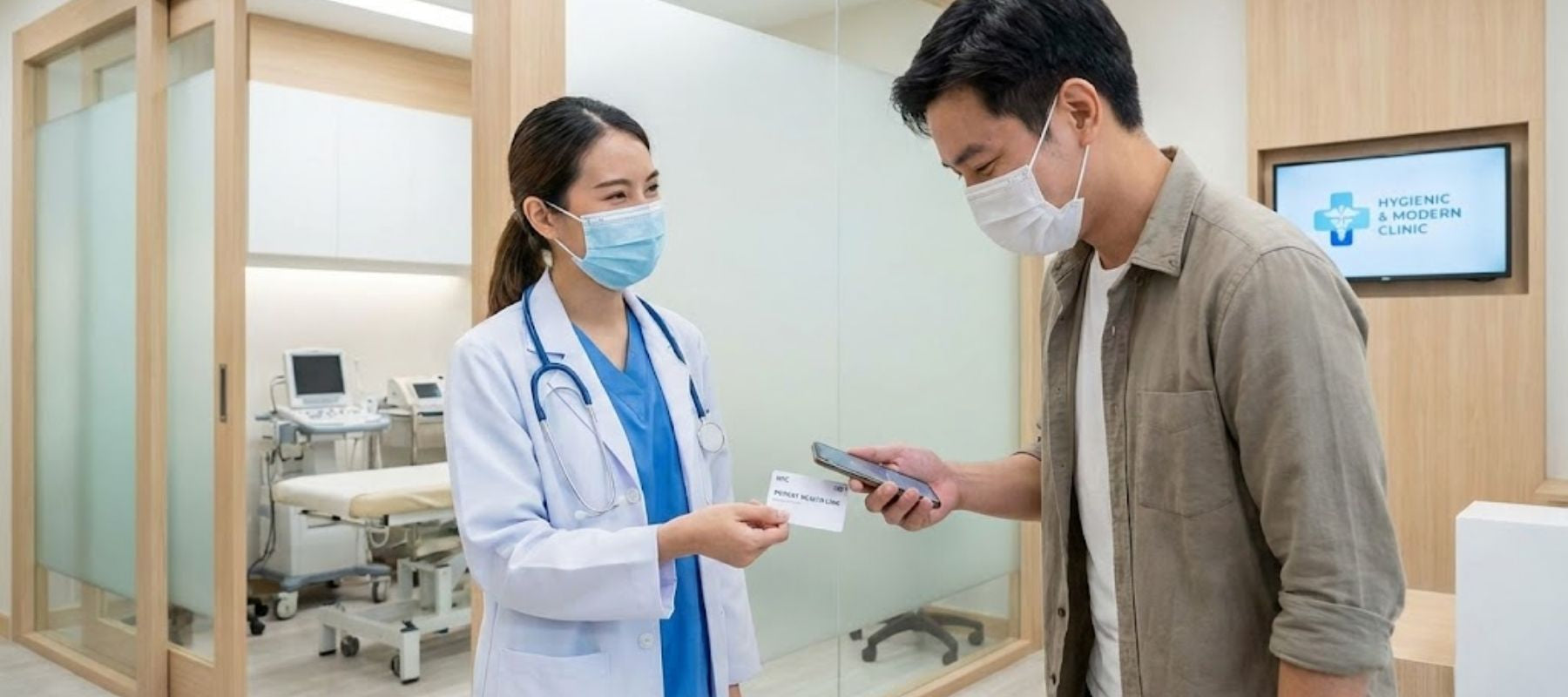 Digital Visiting Cards for Doctors: Sharing Clinic Info with a Tap